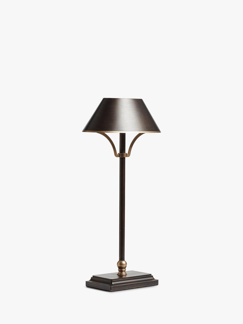 OKA Mini Grisewood rechargeable table lamp brown (British brand)