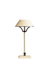 John Lewis OKA Mini Grisewood Rechargeable Portable Table Lamp, Vellum- Buy online at McGrocer