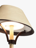 OKA Mini Grisewood rechargeable table lamp vellum, imported from the UK