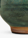 OKA nephrite ceramic table lamp base antique green (British brand)