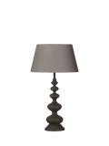 OKA Persephone table lamp base antique grey (British brand)