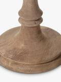 OKA floor lamp base natural mango wood finish British product