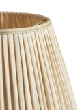 OKA Archibald pleated linen lampshade 50cm oyster (British brand)
