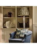 OKA Lillian Ikat Pleat Lampshade olive 50cm - British product
