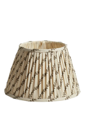 OKA Delen Leaf Pleat Drum Lampshade 35cm Spruce (British brand)
