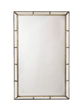 OKA antiqued glass wall mirror with bronze frame 150x89cm, imported from UK