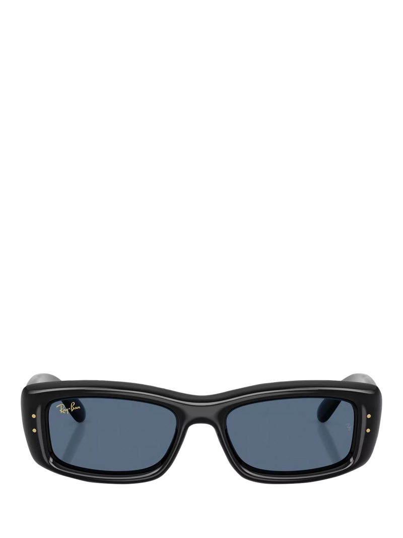 Ray-Ban RB4944 Pillow sunglasses black frame blue tinted lenses (British brand)