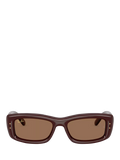 Ray-Ban RB4944 unisex pillow sunglasses brown frame (British brand)