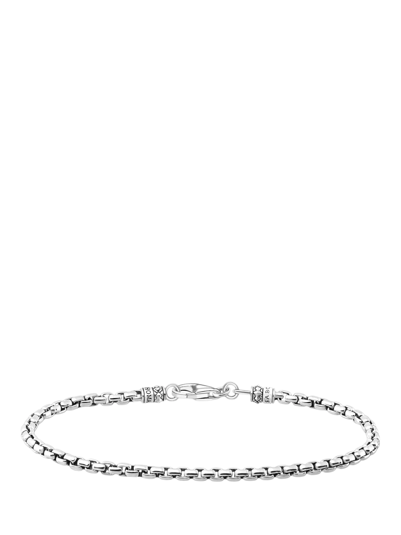 Thomas Sabo oxidised silver chain bracelet 19cm, imported from the UK