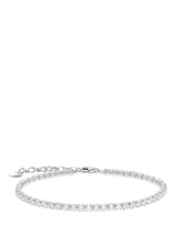 John Lewis THOMAS SABO Cubic Zirconia Tennis Bracelet Silver- Buy online at McGrocer