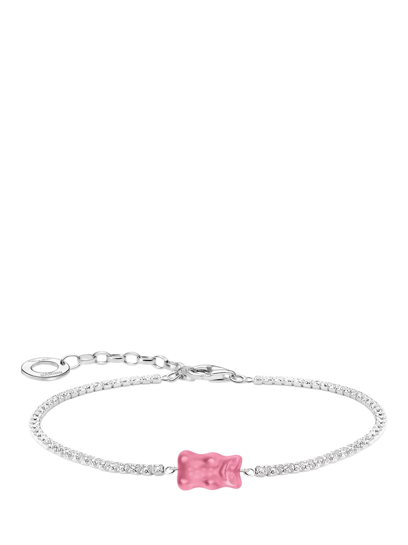 THOMAS SABO HARIBO Goldbear bracelet silver pink, UK version