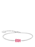 THOMAS SABO HARIBO Goldbear bracelet silver pink, UK version