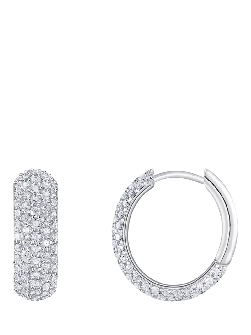 THOMAS SABO hoop earrings cubic zirconia silver 16mm - British product
