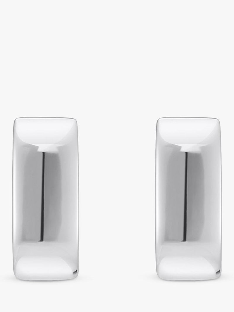 THOMAS SABO squared hoop earrings recycled sterling silver - British product