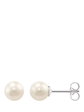 THOMAS SABO freshwater pearl stud earrings silver white - British product
