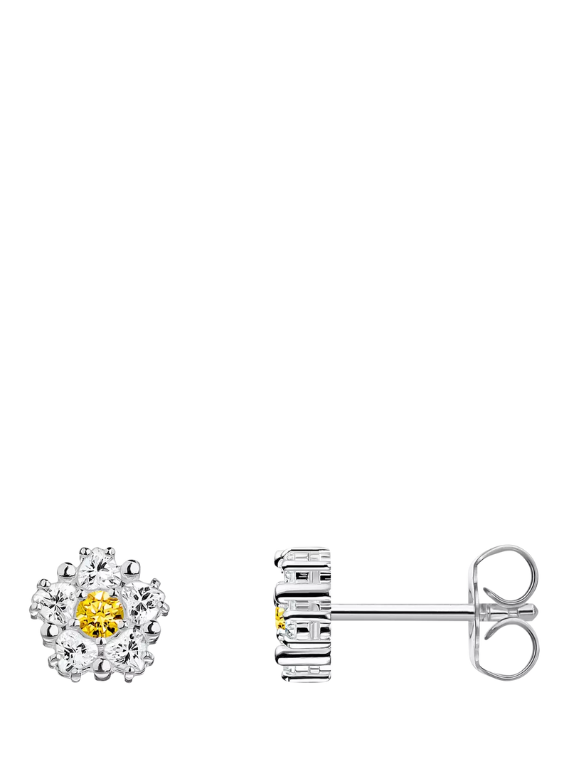 THOMAS SABO daisy zirconia stud earrings 6mm - British product