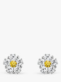 THOMAS SABO daisy zirconia stud earrings 6mm - British product