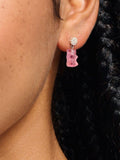 THOMAS SABO Goldbear pink stud earrings sterling silver (British brand)