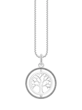 THOMAS SABO Tree of Love cubic zirconia pendant necklace, imported from the UK