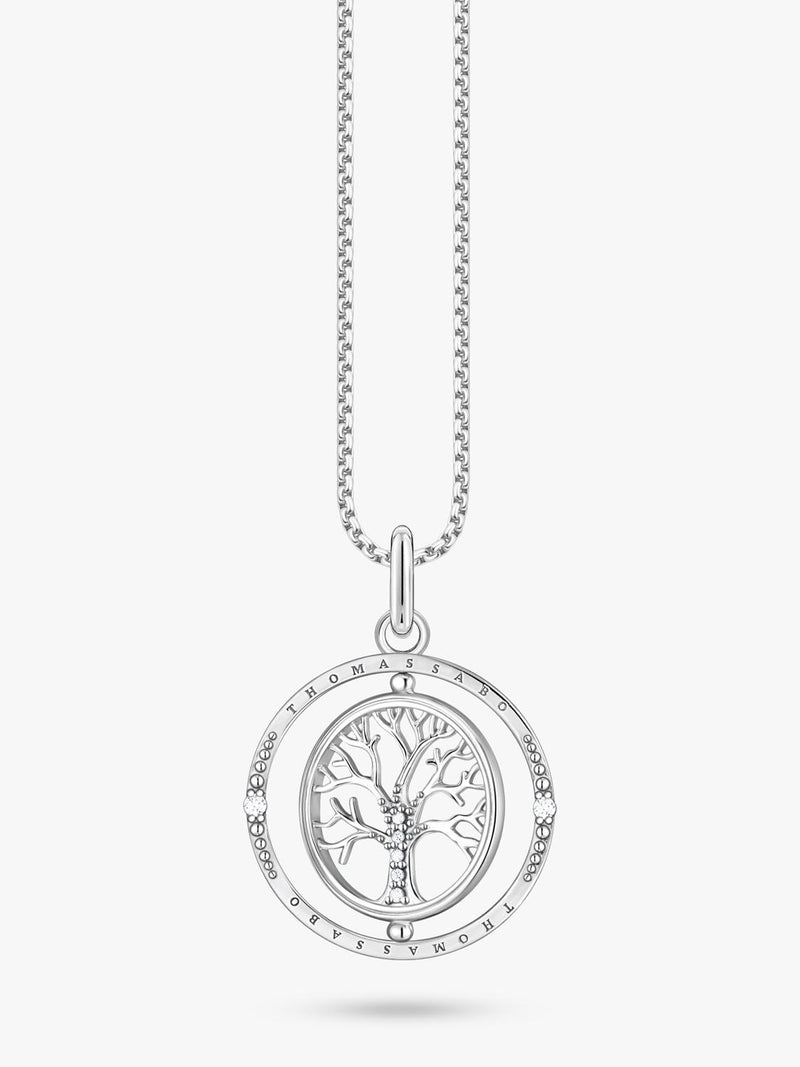 THOMAS SABO Tree of Love cubic zirconia pendant necklace, imported from the UK