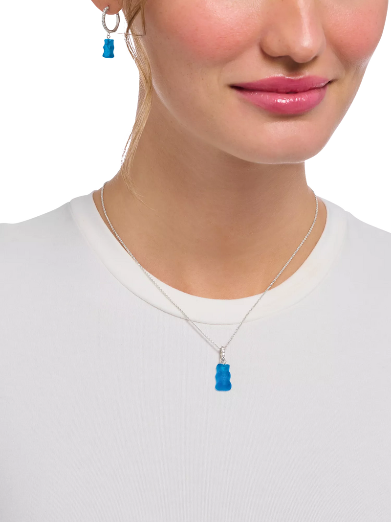 THOMAS SABO Goldbear pendant necklace blue silver adjustable, imported from the UK
