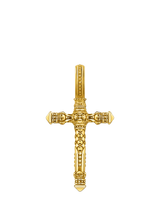 John Lewis THOMAS SABO Textured Cross Pendant Gold- Buy online at McGrocer