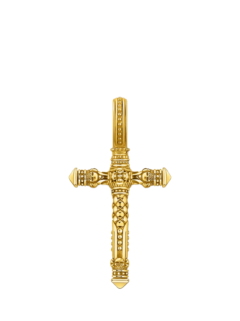 THOMAS SABO cross pendant gold (British brand)