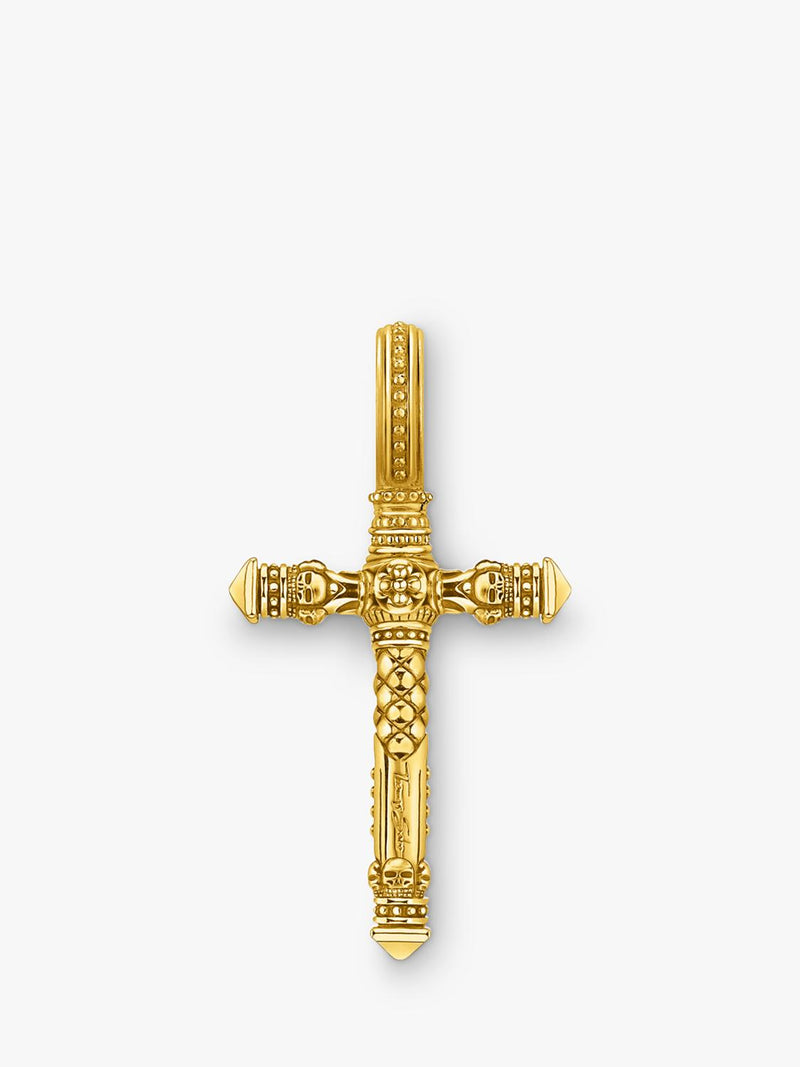 THOMAS SABO cross pendant gold (British brand)