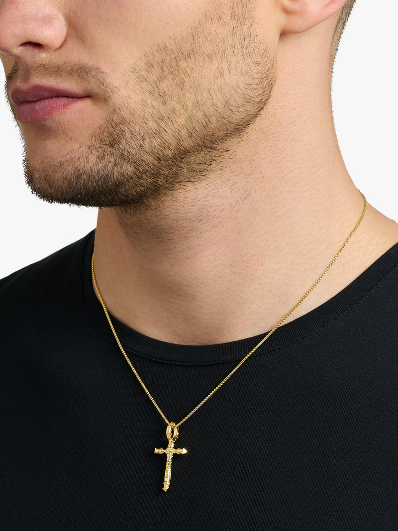 THOMAS SABO cross pendant gold (British brand)