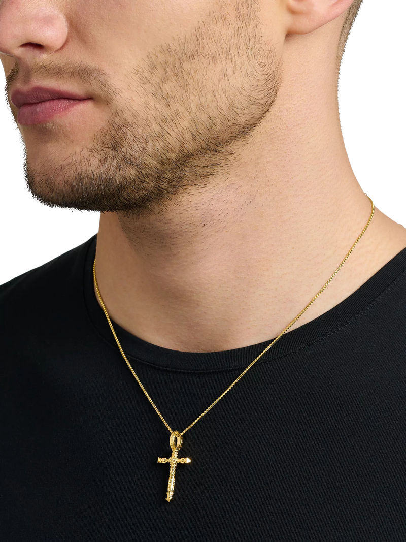 THOMAS SABO cross pendant gold (British brand)