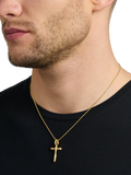 THOMAS SABO cross pendant gold (British brand)