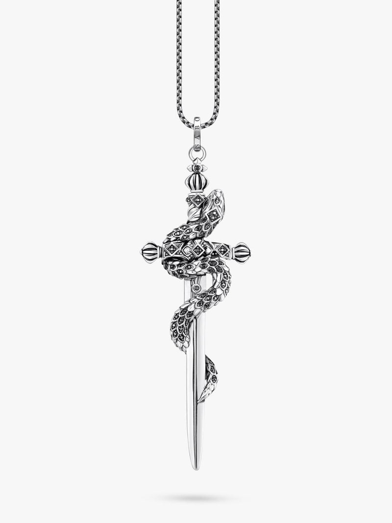 THOMAS SABO snake sword pendant silver, imported from the UK