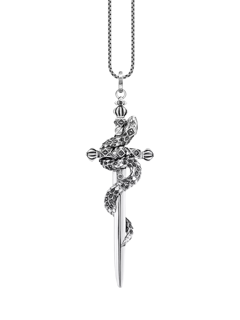 THOMAS SABO snake sword pendant silver, imported from the UK