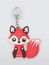 John Lewis Weekend MaxMara Leather Fox Keyring, Red/Multi- Buy online at McGrocer