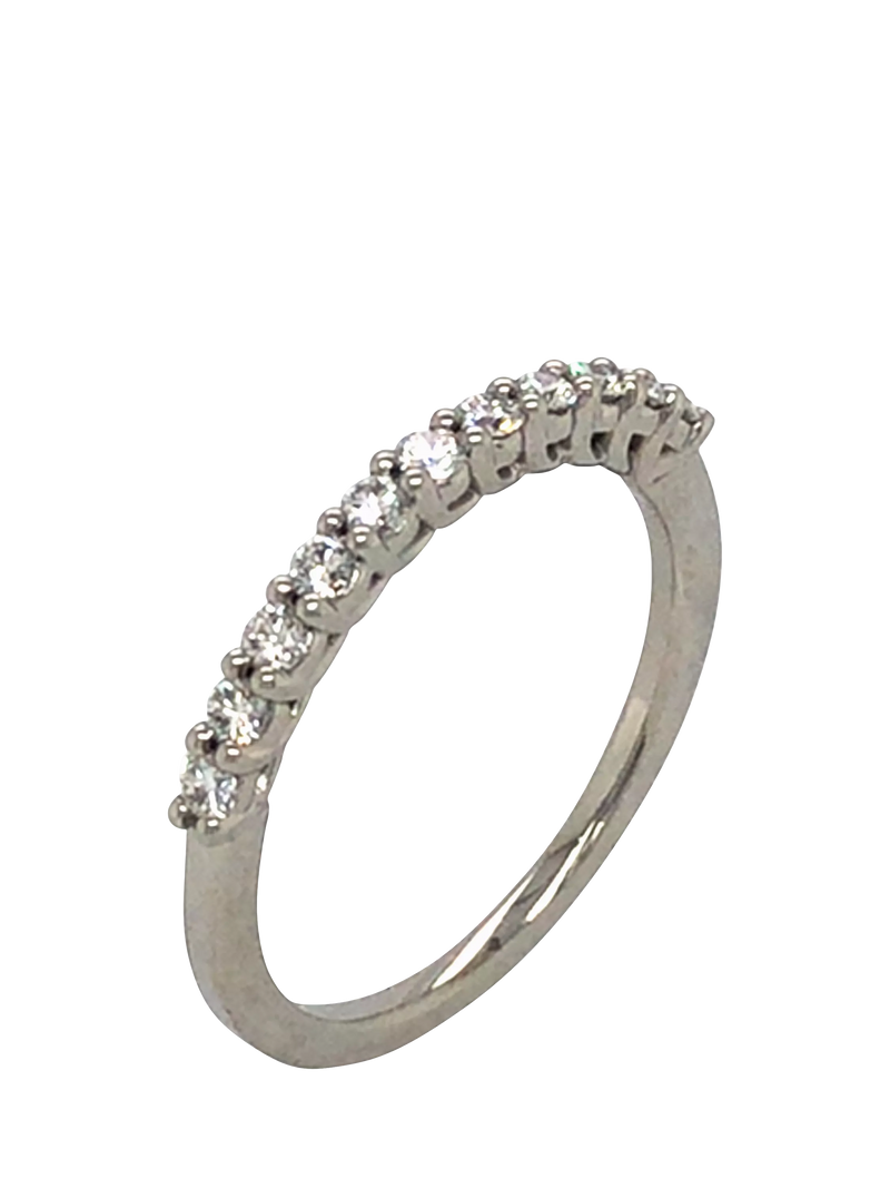 Vintage Fine Jewellery platinum diamond ring 0.33ct size N 1/2, imported from the UK
