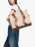 Marc Jacobs large wavy tote bag beige (British brand)