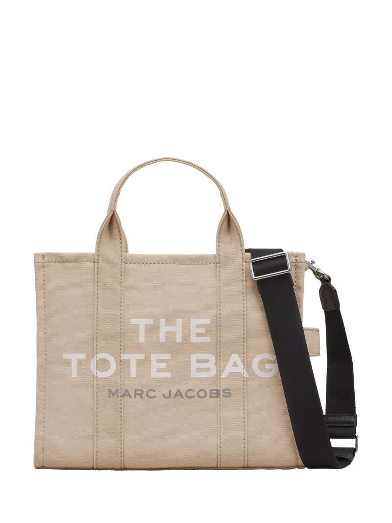 Marc Jacobs medium tote cotton canvas beige designer bag, imported from the UK