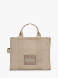 Marc Jacobs medium tote cotton canvas beige designer bag, imported from the UK