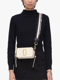 Marc Jacobs Snapshot crossbody bag in Cloud White Multi - British product