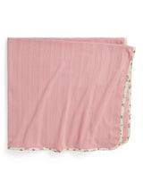 John Lewis Ralph Lauren Baby Pure Cotton Knitted Blanket Pink- Buy online at McGrocer