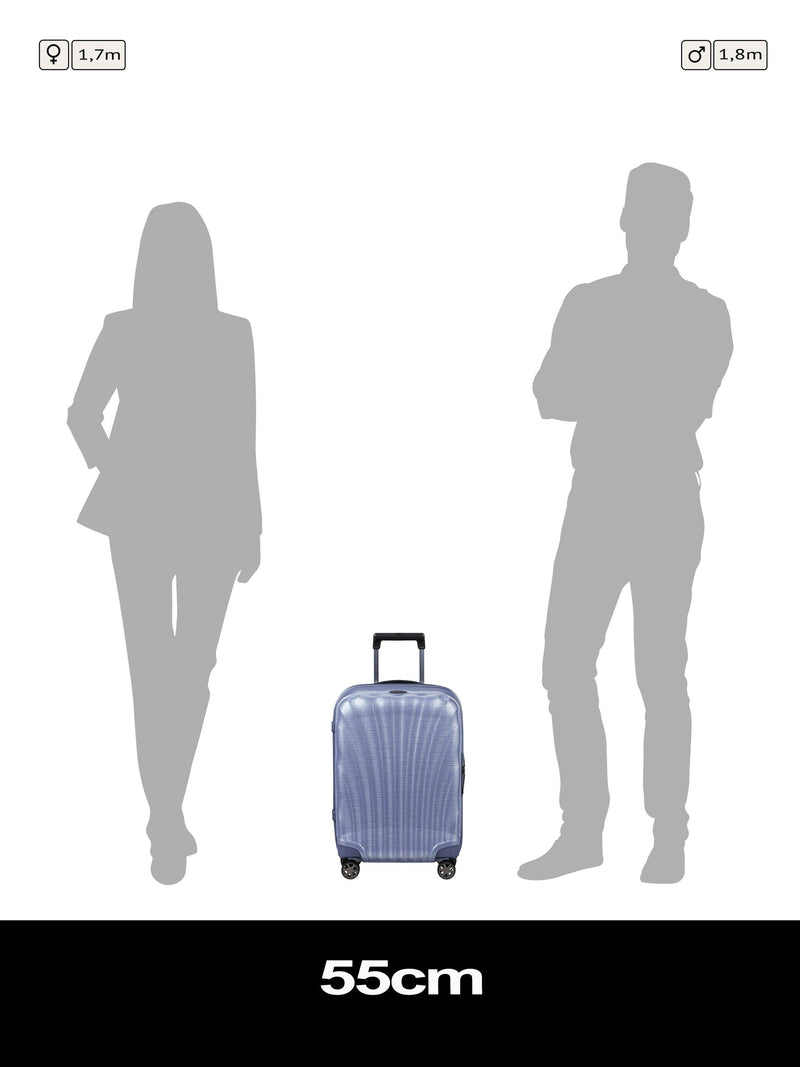 Samsonite C-Lite cabin suitcase 55cm lavender (British brand)