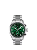 Tissot Chrono L watch green dial 42mm (British brand)