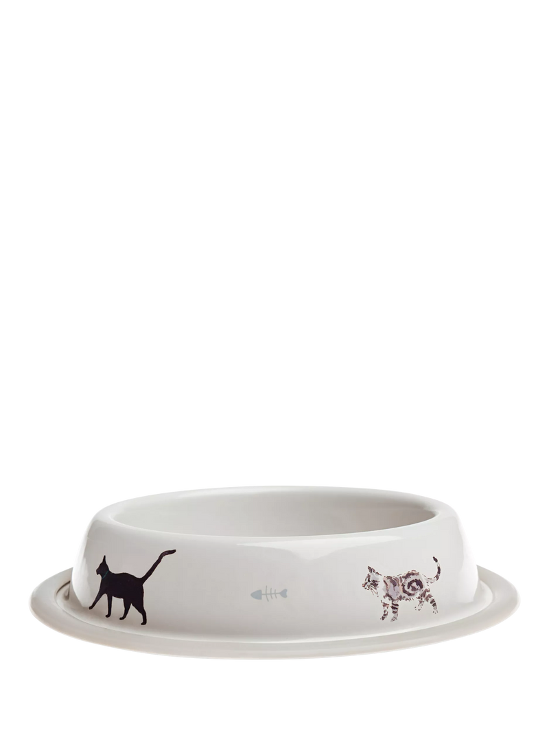 Sophie Allport cat bowl multi (British brand)