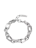 TUTTI wave chain bracelet silver (British brand)