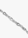 TUTTI wave chain bracelet silver (British brand)