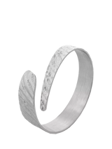 John Lewis TUTTI Riva Textured Wrap Bangle Silver- Buy online at McGrocer