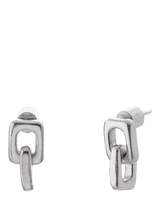 John Lewis TUTTI Double Drop Link Earrings Silver- Buy online at McGrocer