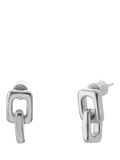 TUTTI double drop earrings in silver (British brand)