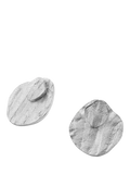 TUTTI Riva double disc stud earrings silver (British brand)