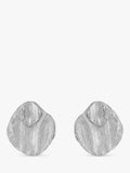TUTTI Riva double disc stud earrings silver (British brand)
